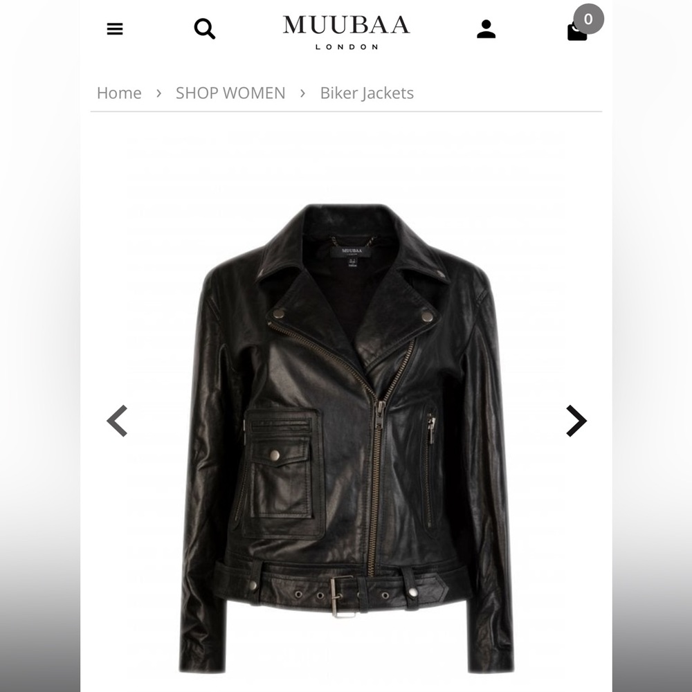 MUBBAA leather jacket
